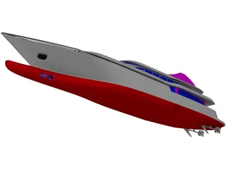 Yacht 62 3D Model