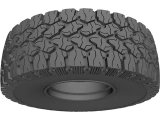 ProComp Xtreme A/T & wheel 3D Model