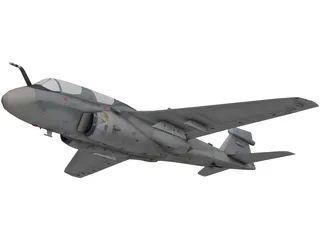 Grumman EA-6B Prowler 3D Model