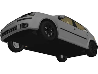 Volkswagen Golf (2011) 3D Model