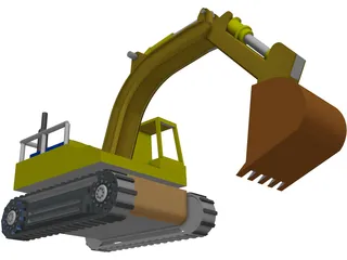 Excavator 3D Model