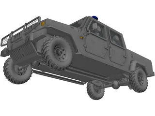 Jeep Agrale SUV 3D Model