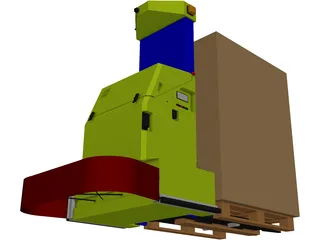 Automated Guided Vehicle [AGV] 3D Model