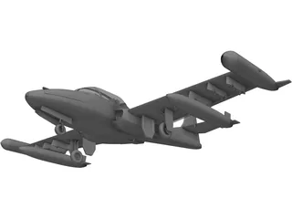 Cessna A37 Dragonfly 3D Model