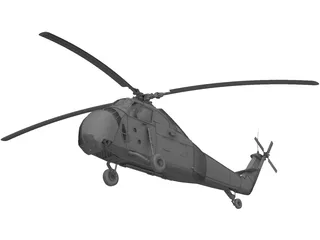 Sikorsky HUS-1 Seahorse 3D Model