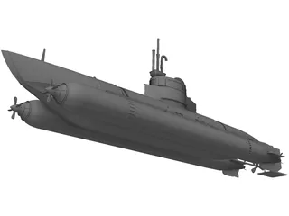 Submarine 3D Model