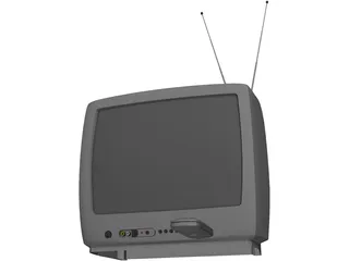 TV Set 3D Model