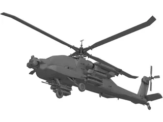 Boeing AH-64D Apache Longbow 3D Model