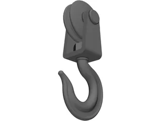 Hook and Pulley 3D Model