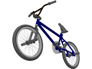 Bike BMX Trial 3D Model