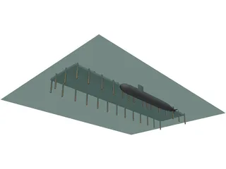 Sub Pier 3D Model
