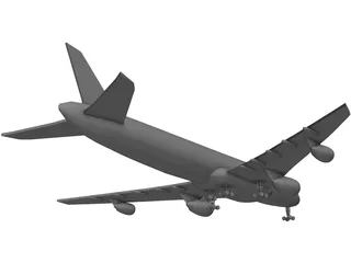 Boeing 744 Qantas 3D Model