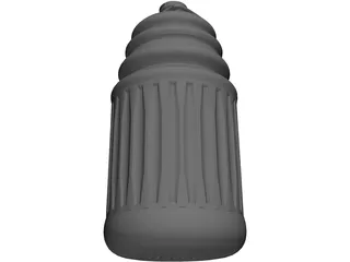 Bottle 128oz 3D Model