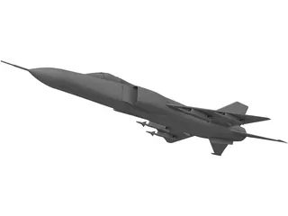 Shenyang J-8 3D Model