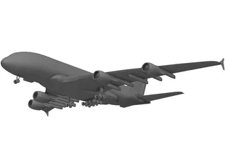 Airbus A380 3D Model