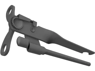 Can Opener 3D Model