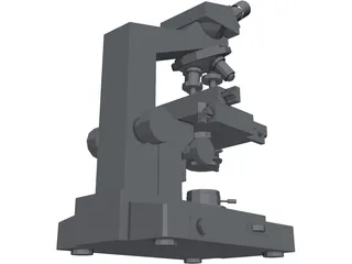 Microscope 3D Model