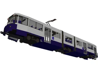 Streetcar 3D Model