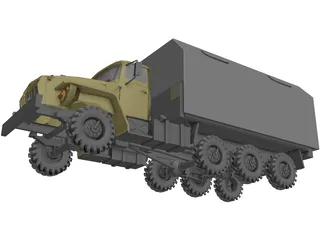 Ural Truck 3D Model