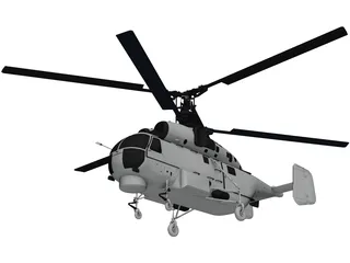 Kamov Ka-27M Helix 3D Model