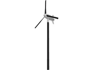 Wind Turbine 3D Model