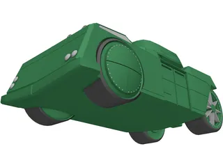 Wheeled APC 3D Model