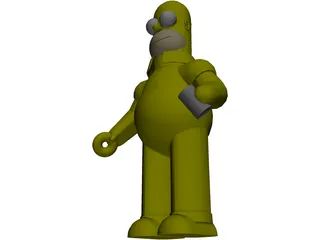 Simpsons Homer 3D Model