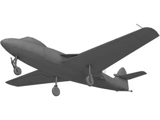 Hawker Sea Hawk 3D Model