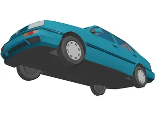 Volkswagen Jetta/Vento (1993)  3D Model
