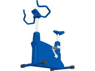 Exercise Bike 3D Model