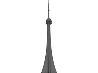 Tower CN Toronto 3D Model