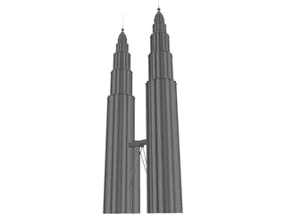 Towers Petronas 3D Model