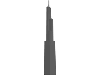 Tower Sears Chicago 3D Model