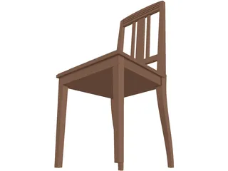 Chair Wood 3D Model