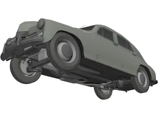 Gaz M20 3D Model