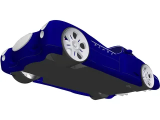 Blade car 3D Model