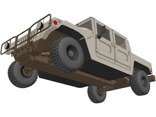 Hummer H1 3D Model