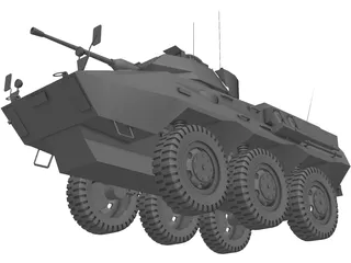 Mowag Piranha 3D Model