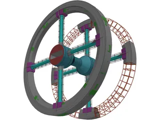 2001 Spacestation 3D Model