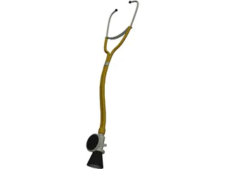 Stethoscope 3D Model