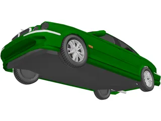 Jaguar X Type (2003) 3D Model