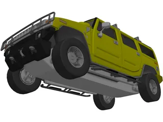 Hummer H2 (2003) 3D Model