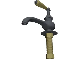 Compression Faucet 3D Model