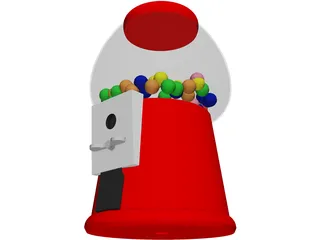 Gumball Machine 3D Model