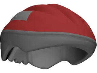 Helmet Bicycle 3D Model