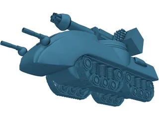 Glory Fire Support Tank 3D Model