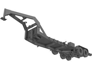 Trailer Gooseneck 3D Model