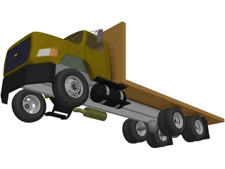 Ford Platform Truck 3D Model