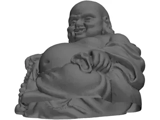 Buddha Sitting 3D Model