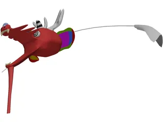 Dragon Kite 3D Model